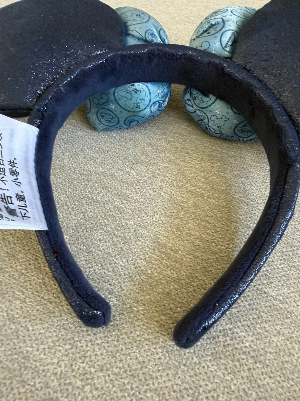 Minnie Ears Disney World Blue Sparkly - 2018